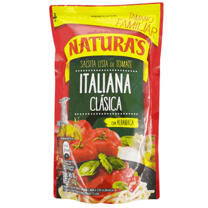 Salsa De Tomate Naturas 400 gr Italian Clasica