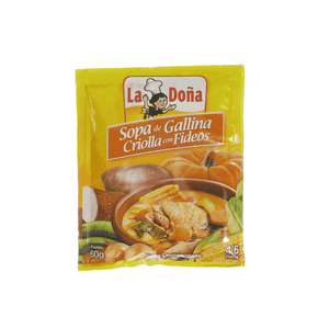 Gallina Criollo La Doña 60 gr Con Fideos
