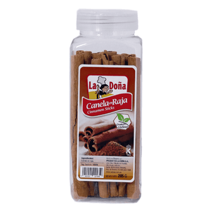Canela La Doña 250 gr En Raja Frasco grande