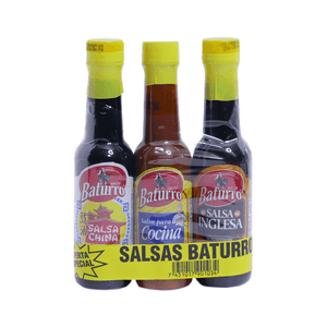 Salsas Condimentadas Baturro 489 Ml Surtidas 3 Pack