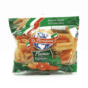 Plumas La Parmigiana 200 gr Con Vegetales