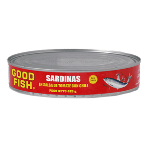 Sardina Oval Picante Good Fish 425 gr Salsa De Tomate