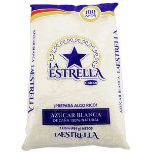 Azúcar La Estrella  Blanca 454 gr