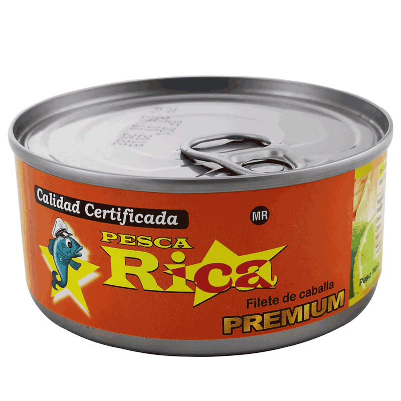Atun-Enlatado-Pesca-Rica-170-gr-Filete-De-Caballa-En-Aceite