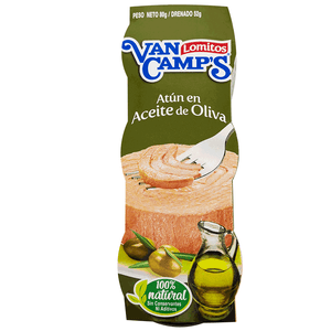 Lomitos De Atún Van Camps 240 gr Aceite De Oliva
