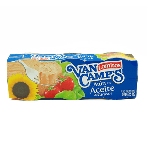 Lomitos De Atún Van Camps 240 gr En Aceite 3 Pack
