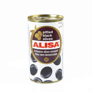 Aceitunas Negra Alisa  Sin Semilla Deshuesada 340 gr