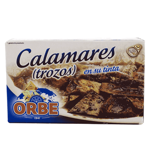 Calamares Orbe 115 gr En Su Tinta