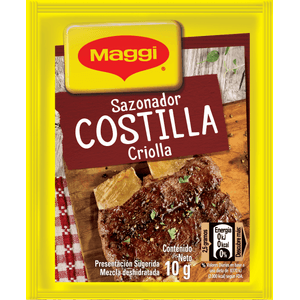 MAGGI Costilla Criolla Sazonador Sobre 10g 4 Unidades