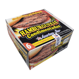 Hamburguesas Condimentadas American Star 680 gr Empacadas