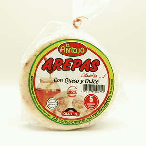 Arepa Dulce El Antojo 454 gr Asada Con Queso