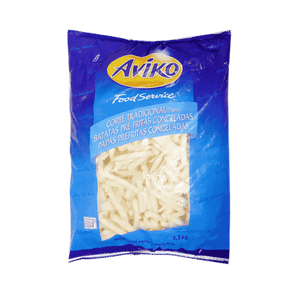 Papas Fritas Congeladas Straight Cut Aviko 2500 gr