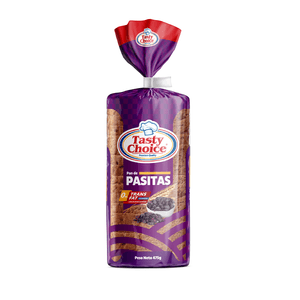 Pan Molde Tasty Choice 475 Gr Pasitas Mediano