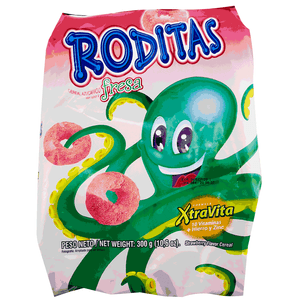Cereal Jacks  En Roditas Con Fresa 300 gr