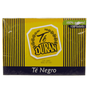 Té Cajeta Durán Negro  100 Un