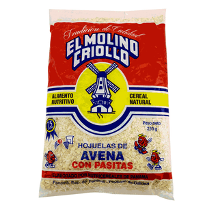 Hojuela De Avena Molino Criollo  Con Pasita 250 gr