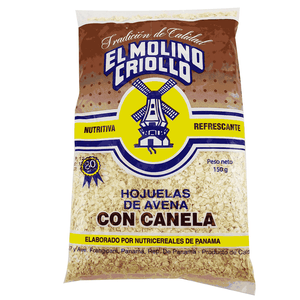 Hojuela De Avena  Molino Criollo   Con Canela 150 gr