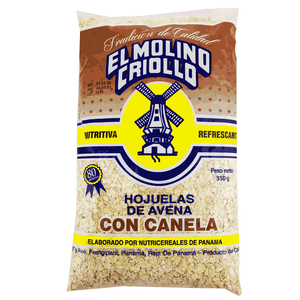 Hojuela De Avena  Molino Criollo  Con Canela 350 gr