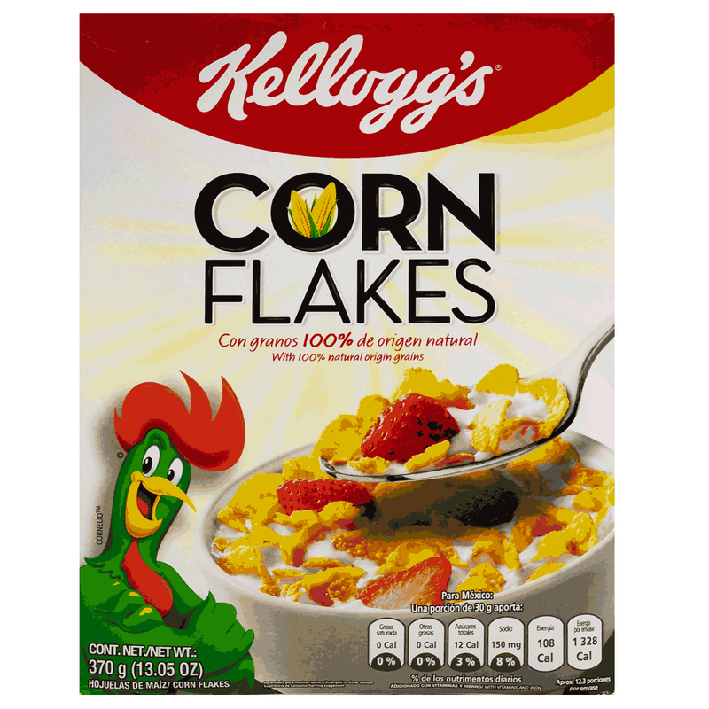 Cereal Kelloggs 370 Gr Corn Flakes