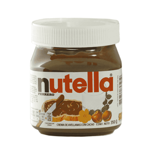 Nutella Ferrero 350 gr Frasco Plactico