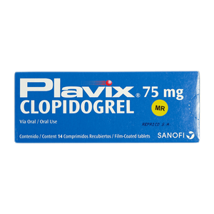 Plavix Sanofi 75 Mg 14 Tabletas