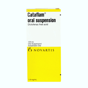 Cataflan Novartis Frasco 120 ml Susp 180 Mg