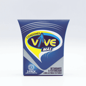 Condones Vive Mas Fuerte Retardante