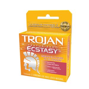 Preservativos Trojan 3 Unidades Extasis Texturizado
