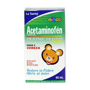 Acetaminofen Jarabe Frasco 90ml