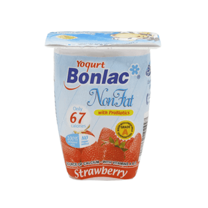 Yogurt Bonlac 182 Ml Non Fat Sf Fresa