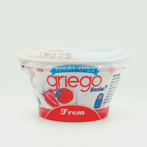 Yogurt Bonlac 208 Ml griego Fresa