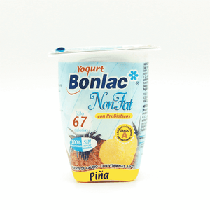 Yogurt Bonlac 182 Ml Non Fat Piña