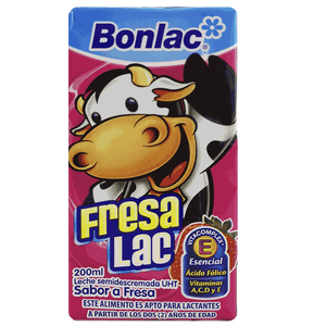 Leches Saborizada Uht Bonlac 200 Ml Fresalac