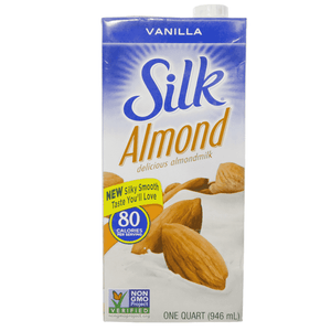 Leche Saborizada Tetrapak Silk 946 Ml Almendra Vainilla