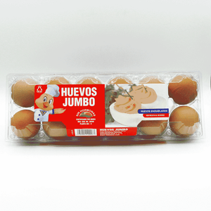 Huevo Empacados Toledano 12 Un Claripak Jumbo