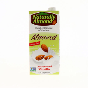 Leche De Almendras Naturally Almond Unsweet Vainilla 946 Ml