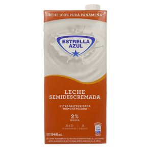 Leche Uht Estrella Azul 946 Ml Semidescremada