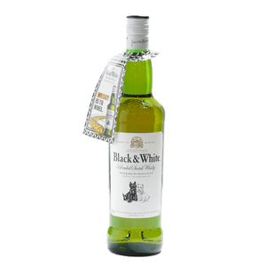 Whisky Black & White 750 Ml Botella De Vidrio