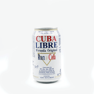 Ron Cola Lata Cuba Libre 355 Ml Original