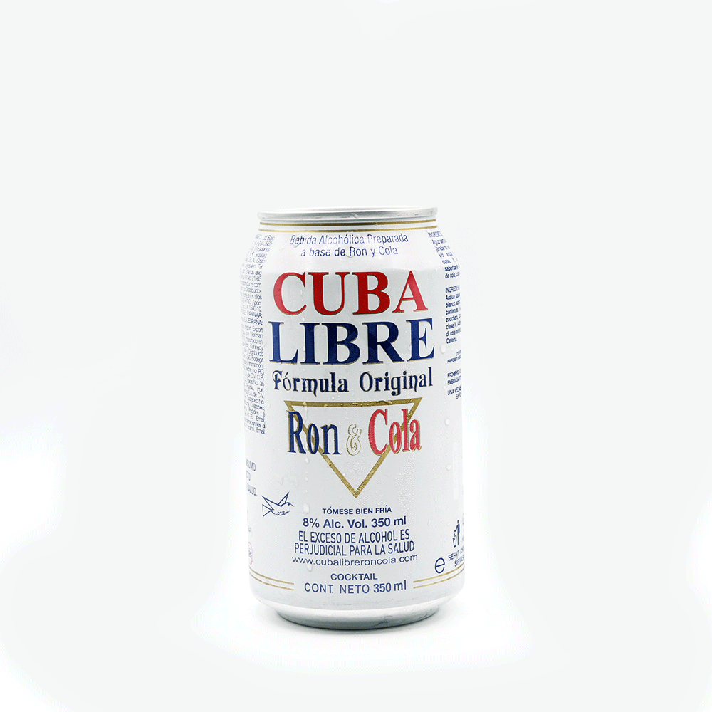 Ron Cola Lata Cuba 355 Ml Original