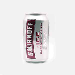 Bebida De Vodka Mezclada Lata Smirnoff 350 Ml Raspberry