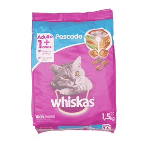 Alimento Para Gato Whiskas 1500 gr Mariscos