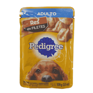 Alimento Humedo Perro Adulto Pedigree 100 gr Pouch De Res