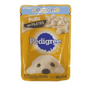 Pedigree alimento húmedo para perro raza pequeña pollo sobre 100 g