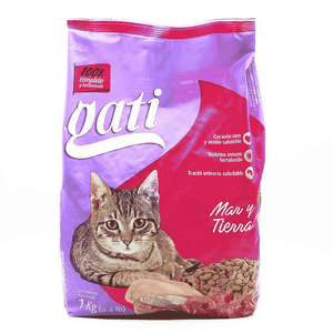 Alimento Para Gato Gati 1000 gr Mar Y Tierra