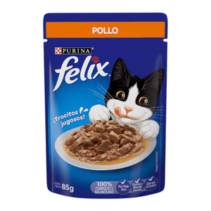 Alimento para gato Purina Felix Gato 85 gr Pollo