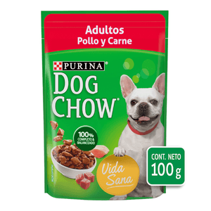 Alimento para perro adulto Purina Dog Chow 100gr Pollo Y Carne