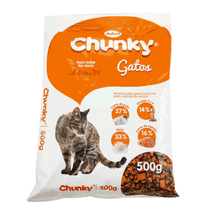 Alimento Para Gato Chunky 500 gr Pollo