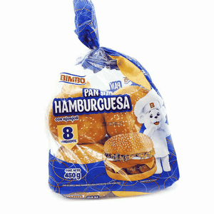 Hamburguesa Bimbo 425 Gr Con Ajonjolí