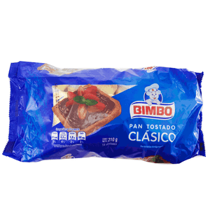 Pan Bimbo Tostado De 210 G